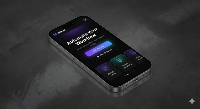 Diseño de App Mobile First Modo Oscuro